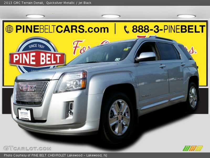 Quicksilver Metallic / Jet Black 2013 GMC Terrain Denali