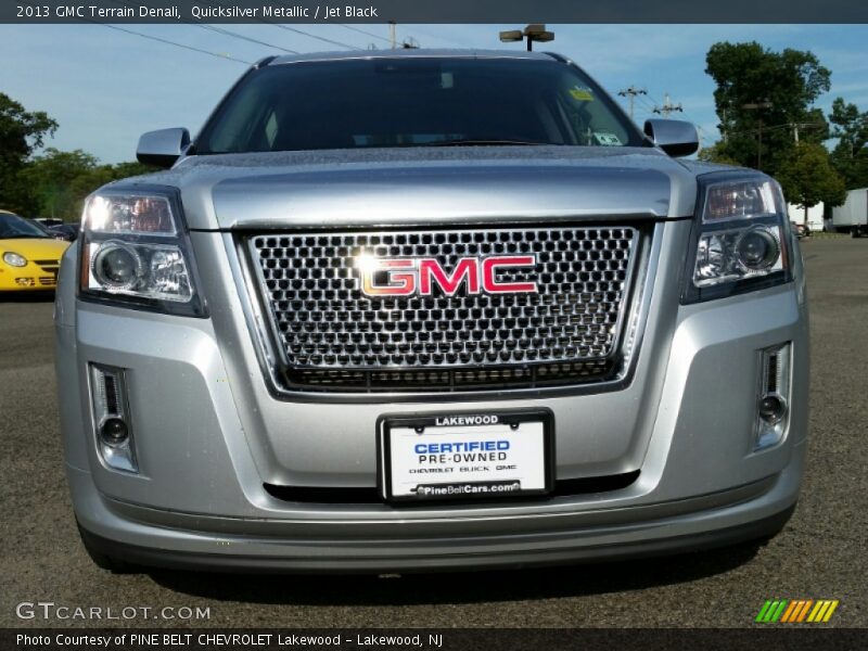 Quicksilver Metallic / Jet Black 2013 GMC Terrain Denali