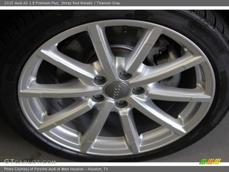 Shiraz Red Metallic / Titanium Gray 2015 Audi A3 1.8 Premium Plus