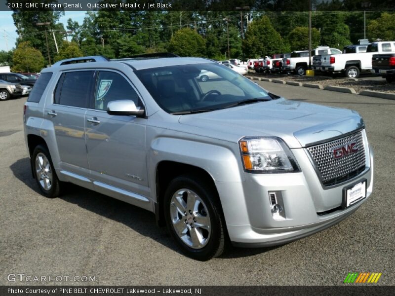 Quicksilver Metallic / Jet Black 2013 GMC Terrain Denali