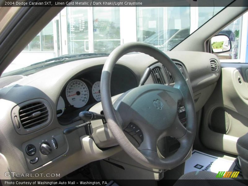Linen Gold Metallic / Dark Khaki/Light Graystone 2004 Dodge Caravan SXT
