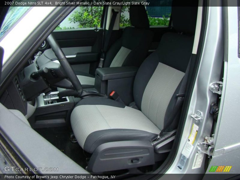 Bright Silver Metallic / Dark Slate Gray/Light Slate Gray 2007 Dodge Nitro SLT 4x4