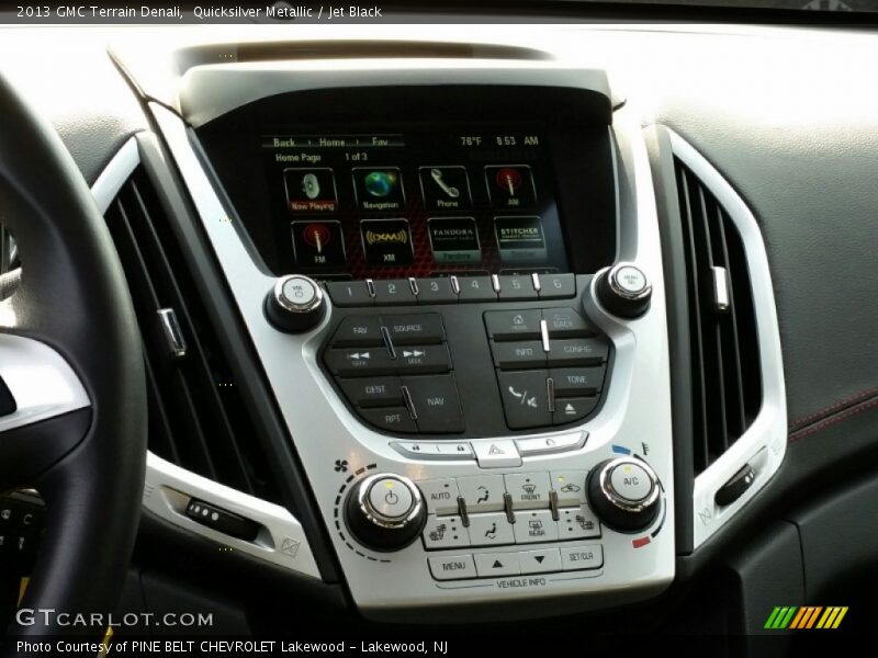 Quicksilver Metallic / Jet Black 2013 GMC Terrain Denali