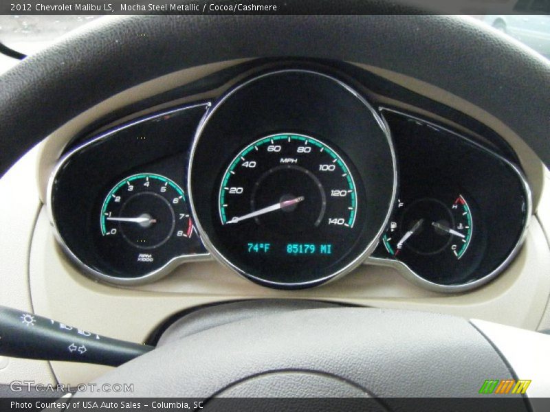 Mocha Steel Metallic / Cocoa/Cashmere 2012 Chevrolet Malibu LS