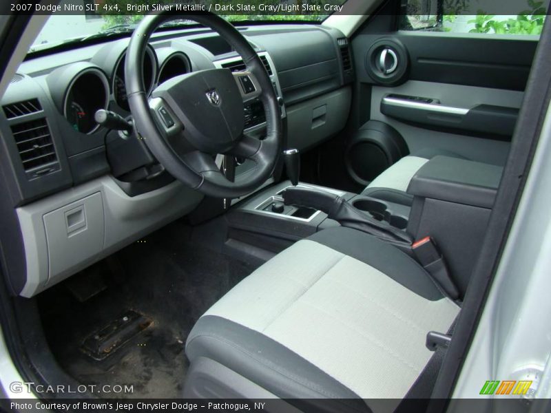 Bright Silver Metallic / Dark Slate Gray/Light Slate Gray 2007 Dodge Nitro SLT 4x4