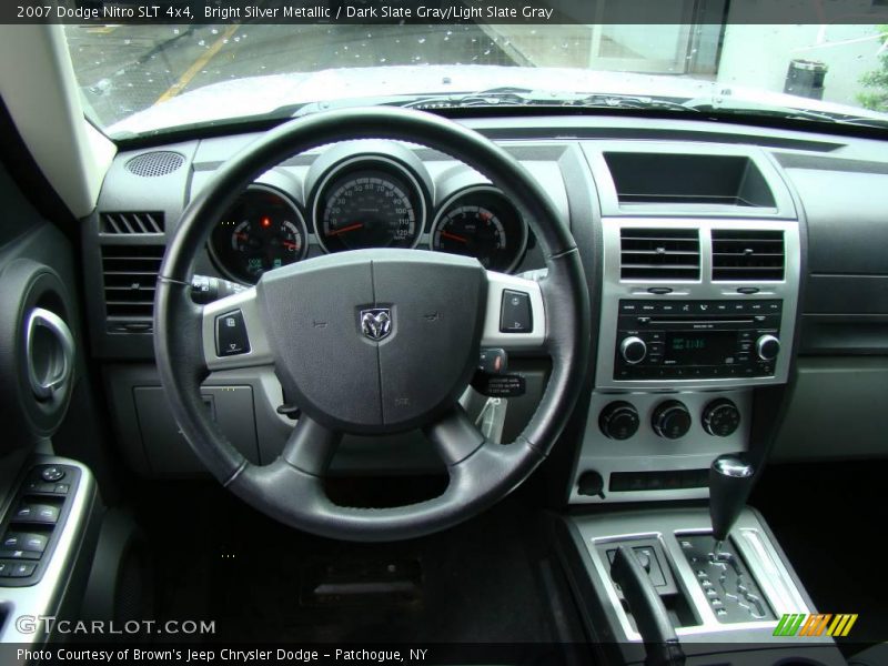 Bright Silver Metallic / Dark Slate Gray/Light Slate Gray 2007 Dodge Nitro SLT 4x4
