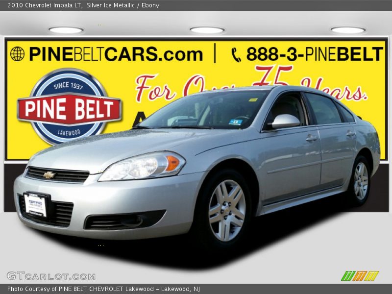 Silver Ice Metallic / Ebony 2010 Chevrolet Impala LT