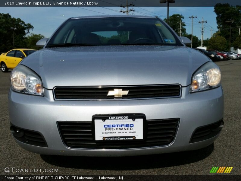Silver Ice Metallic / Ebony 2010 Chevrolet Impala LT