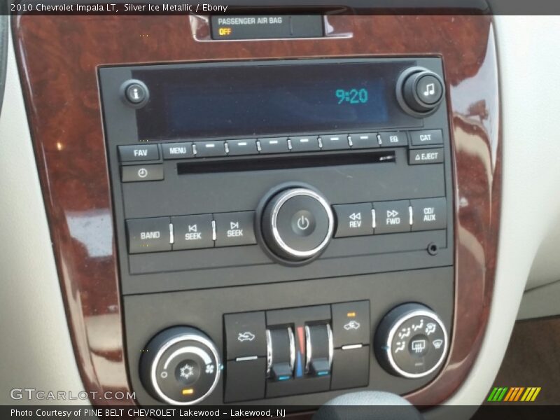 Silver Ice Metallic / Ebony 2010 Chevrolet Impala LT