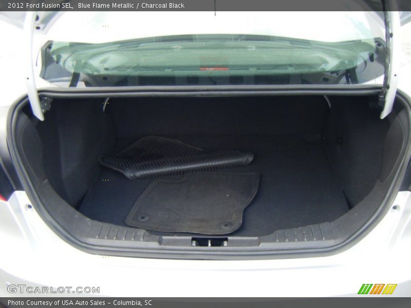 Blue Flame Metallic / Charcoal Black 2012 Ford Fusion SEL