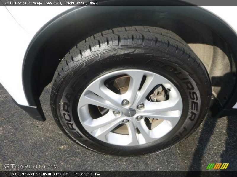 Bright White / Black 2013 Dodge Durango Crew AWD