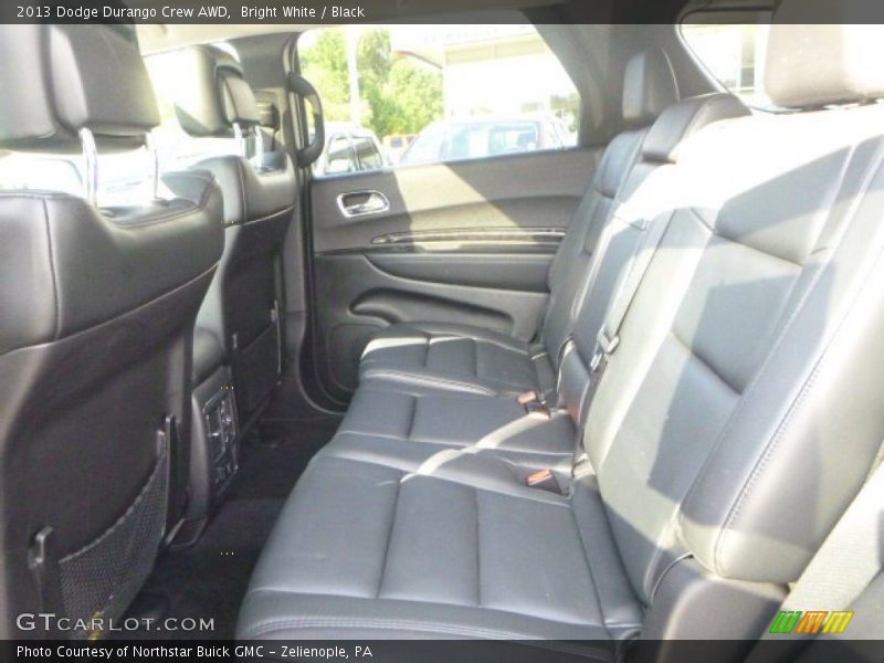 Bright White / Black 2013 Dodge Durango Crew AWD
