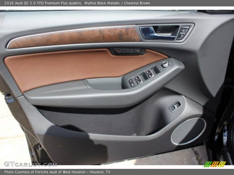 Mythos Black Metallic / Chestnut Brown 2016 Audi Q5 3.0 TFSI Premium Plus quattro