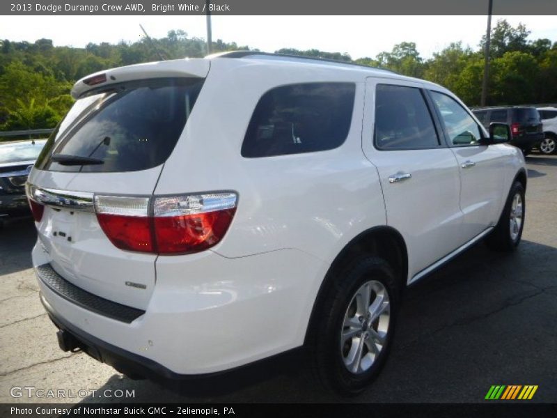 Bright White / Black 2013 Dodge Durango Crew AWD