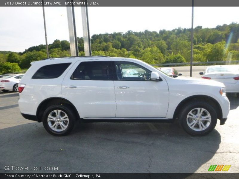 Bright White / Black 2013 Dodge Durango Crew AWD