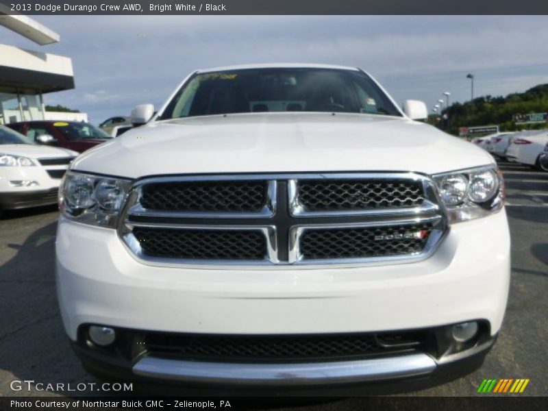 Bright White / Black 2013 Dodge Durango Crew AWD