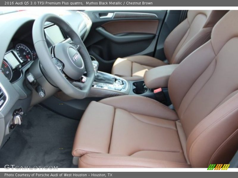 Mythos Black Metallic / Chestnut Brown 2016 Audi Q5 3.0 TFSI Premium Plus quattro