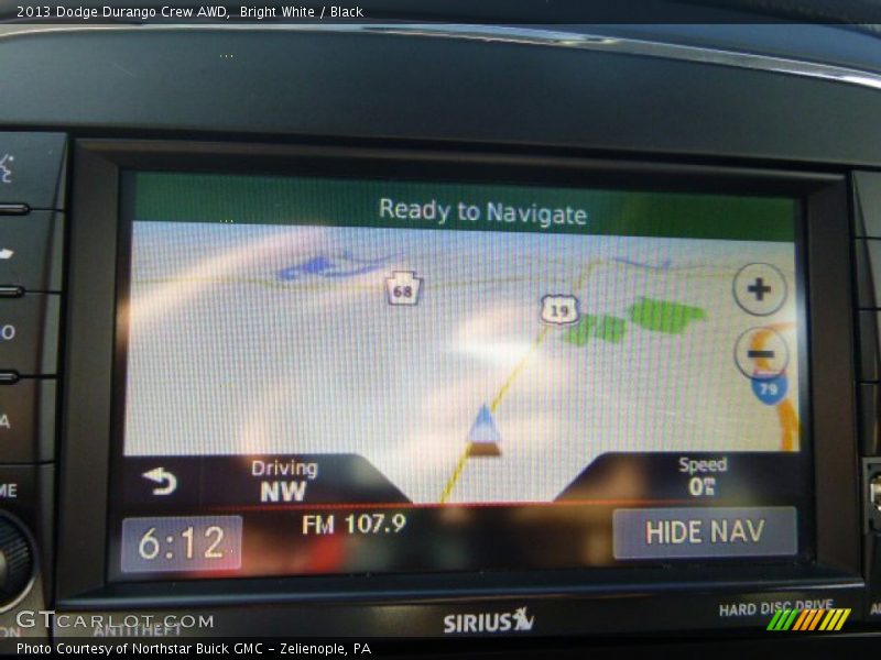 Bright White / Black 2013 Dodge Durango Crew AWD