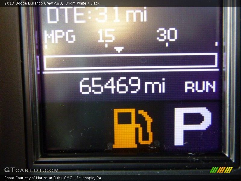 Bright White / Black 2013 Dodge Durango Crew AWD