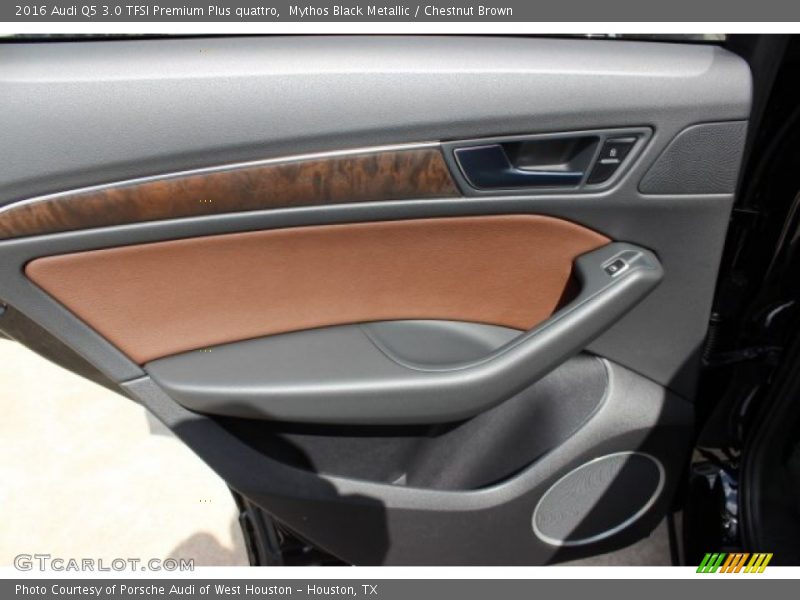 Mythos Black Metallic / Chestnut Brown 2016 Audi Q5 3.0 TFSI Premium Plus quattro
