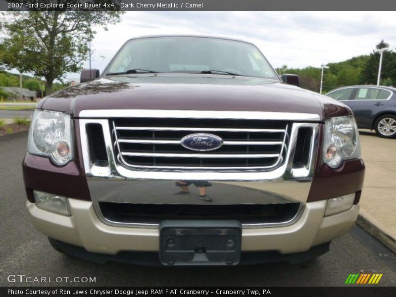 Dark Cherry Metallic / Camel 2007 Ford Explorer Eddie Bauer 4x4