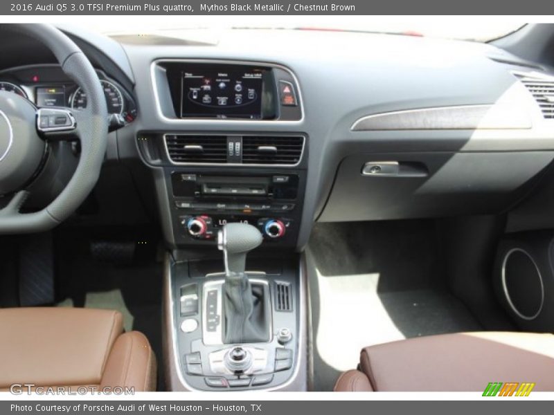 Mythos Black Metallic / Chestnut Brown 2016 Audi Q5 3.0 TFSI Premium Plus quattro