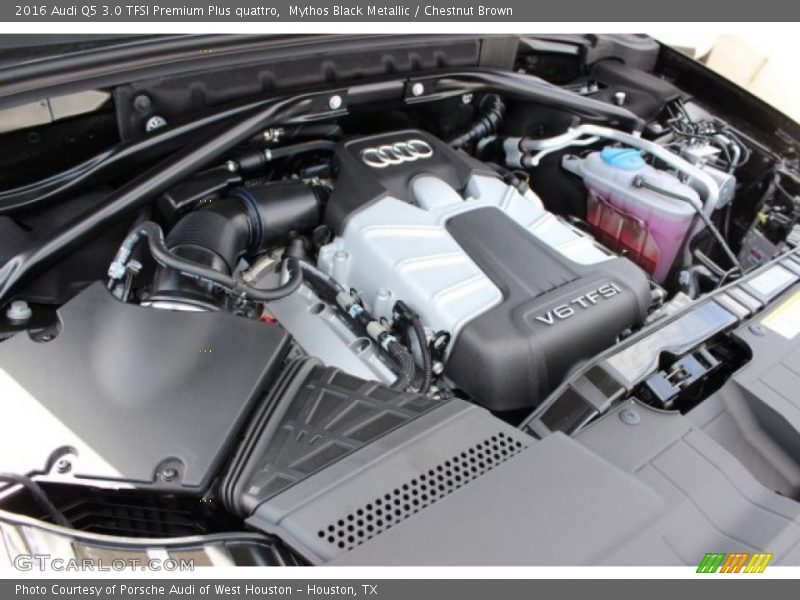 Mythos Black Metallic / Chestnut Brown 2016 Audi Q5 3.0 TFSI Premium Plus quattro