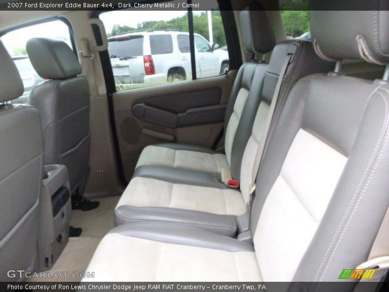 Dark Cherry Metallic / Camel 2007 Ford Explorer Eddie Bauer 4x4