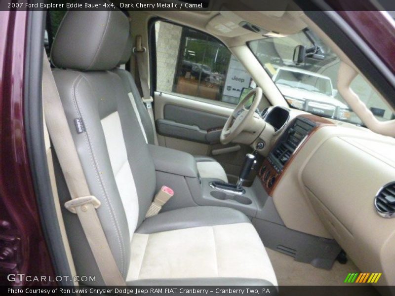Dark Cherry Metallic / Camel 2007 Ford Explorer Eddie Bauer 4x4