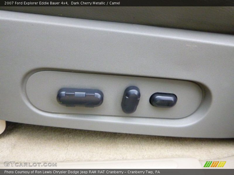 Dark Cherry Metallic / Camel 2007 Ford Explorer Eddie Bauer 4x4
