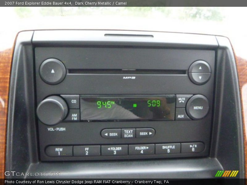 Dark Cherry Metallic / Camel 2007 Ford Explorer Eddie Bauer 4x4