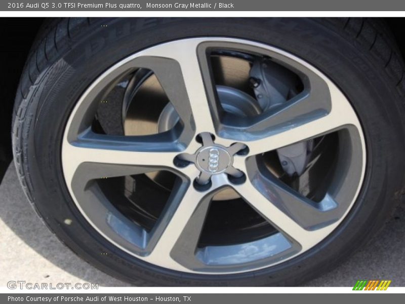 Monsoon Gray Metallic / Black 2016 Audi Q5 3.0 TFSI Premium Plus quattro