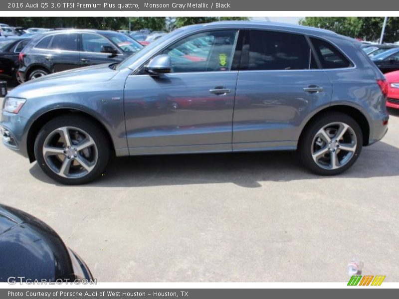 Monsoon Gray Metallic / Black 2016 Audi Q5 3.0 TFSI Premium Plus quattro