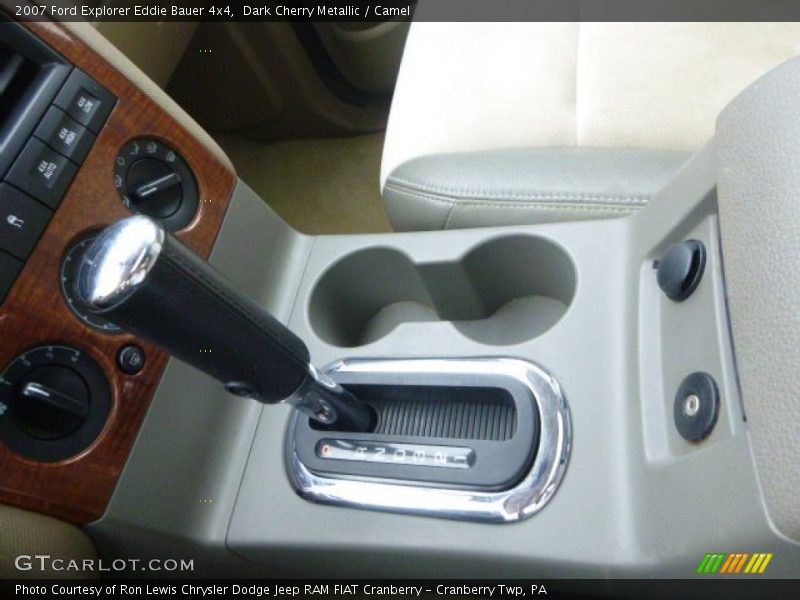 Dark Cherry Metallic / Camel 2007 Ford Explorer Eddie Bauer 4x4