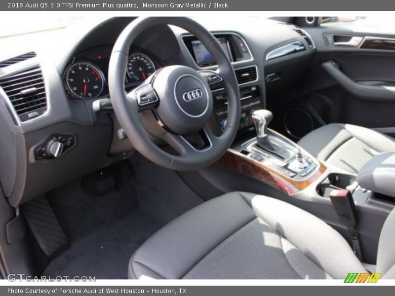 Monsoon Gray Metallic / Black 2016 Audi Q5 3.0 TFSI Premium Plus quattro
