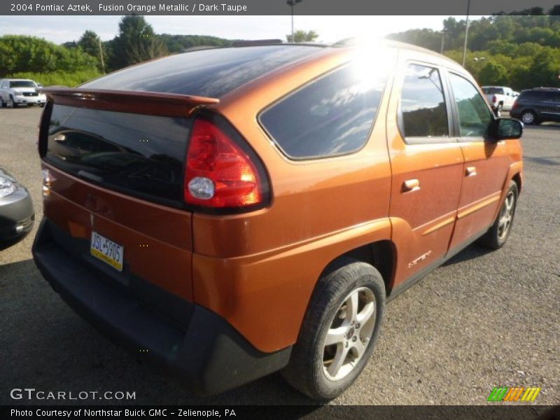 Fusion Orange Metallic / Dark Taupe 2004 Pontiac Aztek