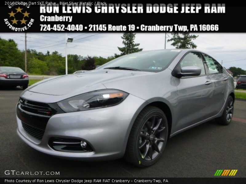 Billet Silver Metallic / Black 2016 Dodge Dart SXT Rallye