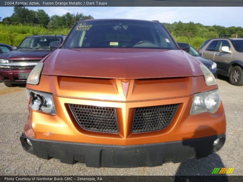 Fusion Orange Metallic / Dark Taupe 2004 Pontiac Aztek