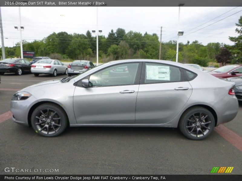 Billet Silver Metallic / Black 2016 Dodge Dart SXT Rallye