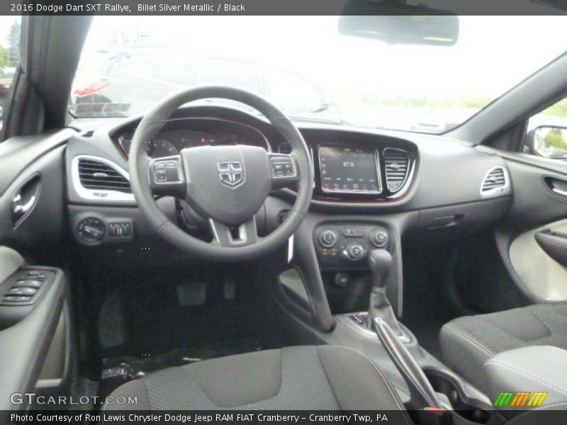  2016 Dart SXT Rallye Black Interior