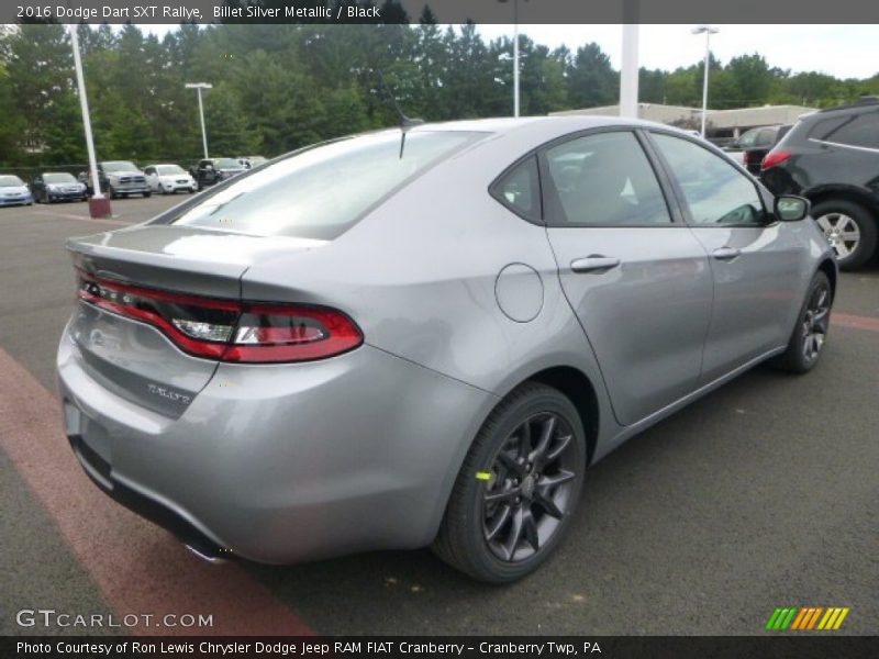 Billet Silver Metallic / Black 2016 Dodge Dart SXT Rallye
