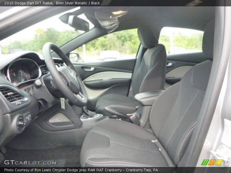 Billet Silver Metallic / Black 2016 Dodge Dart SXT Rallye