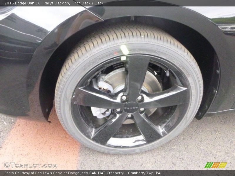 Pitch Black / Black 2016 Dodge Dart SXT Rallye Blacktop