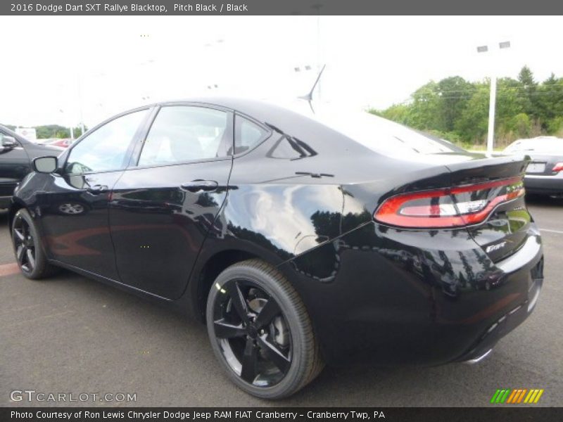 Pitch Black / Black 2016 Dodge Dart SXT Rallye Blacktop