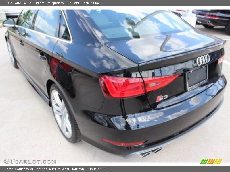 Brilliant Black / Black 2015 Audi A3 2.0 Premium quattro