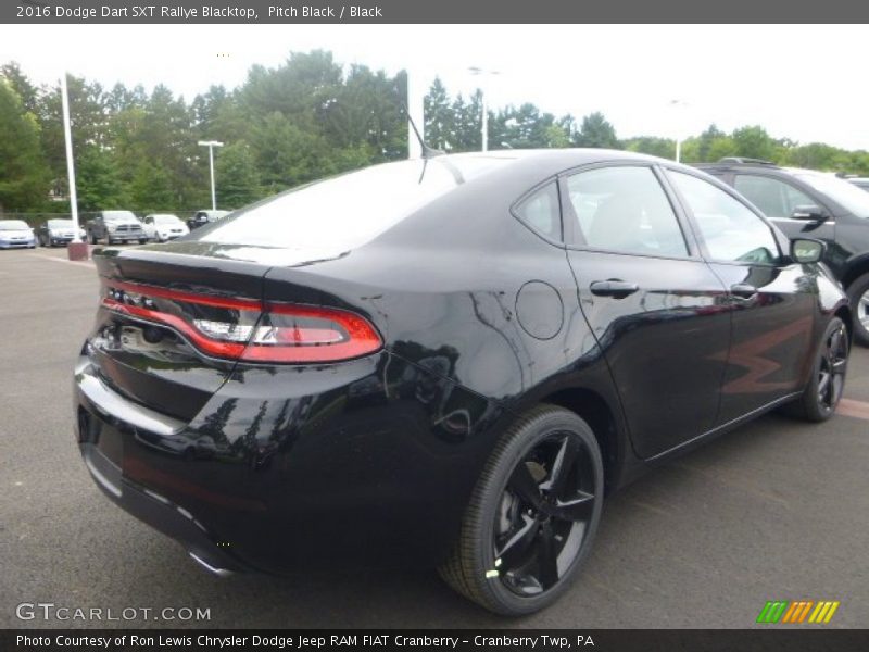 Pitch Black / Black 2016 Dodge Dart SXT Rallye Blacktop