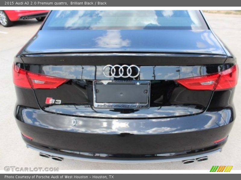 Brilliant Black / Black 2015 Audi A3 2.0 Premium quattro