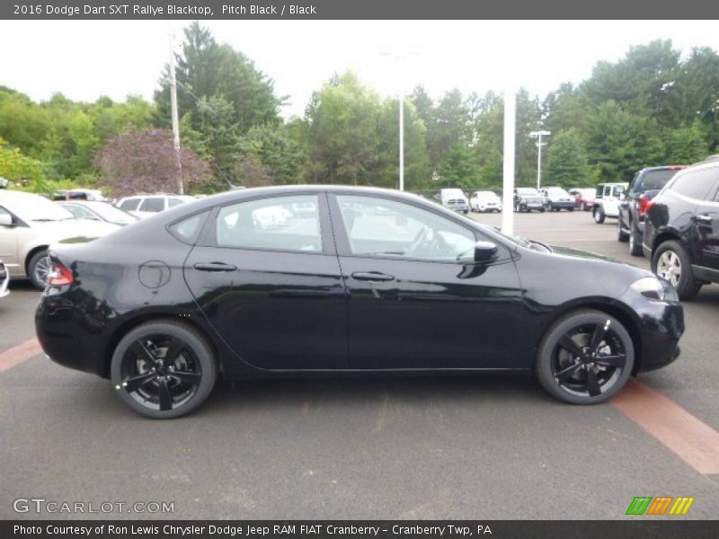 Pitch Black / Black 2016 Dodge Dart SXT Rallye Blacktop
