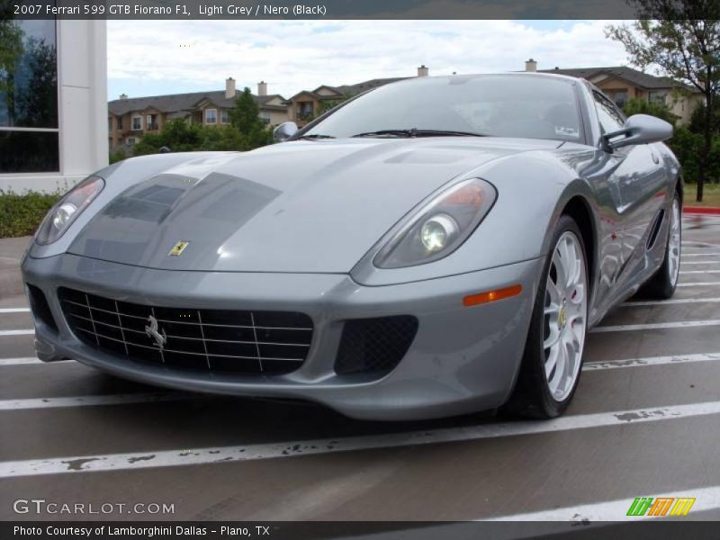 Light Grey / Nero (Black) 2007 Ferrari 599 GTB Fiorano F1