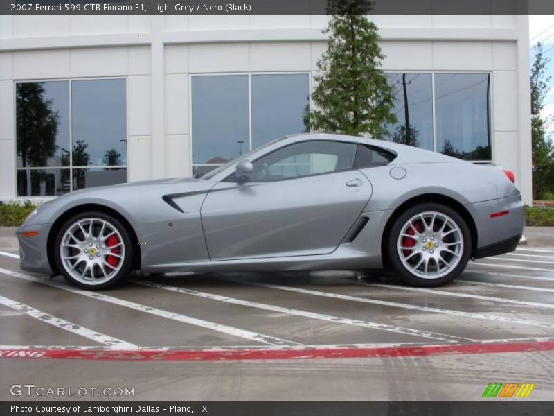Light Grey / Nero (Black) 2007 Ferrari 599 GTB Fiorano F1